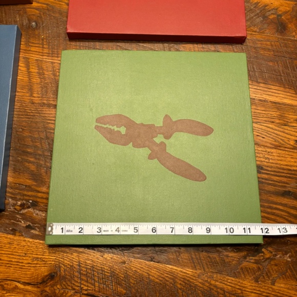 Handmade Tool Artwork  & Frame - nursery or kids bedroom - Picture 3 of 13